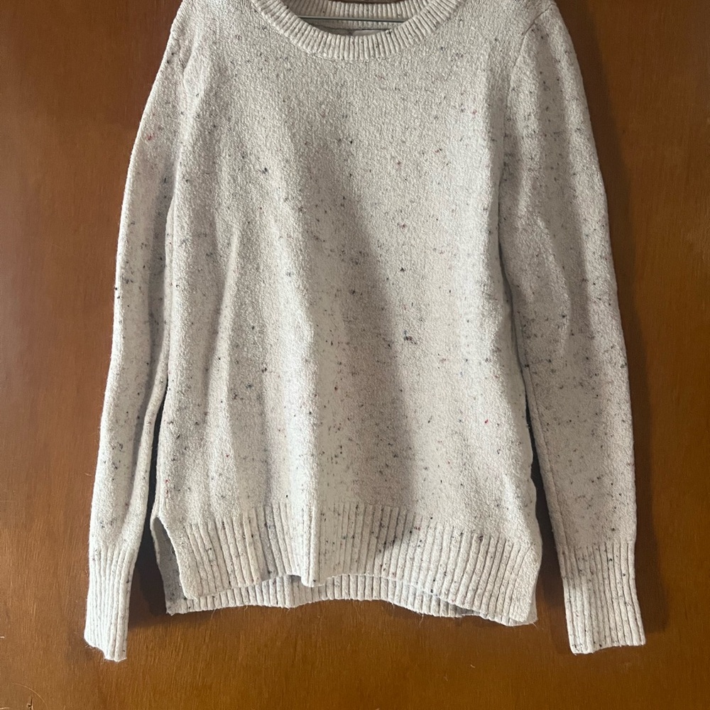 Old Navy Cream Speckled Sweater